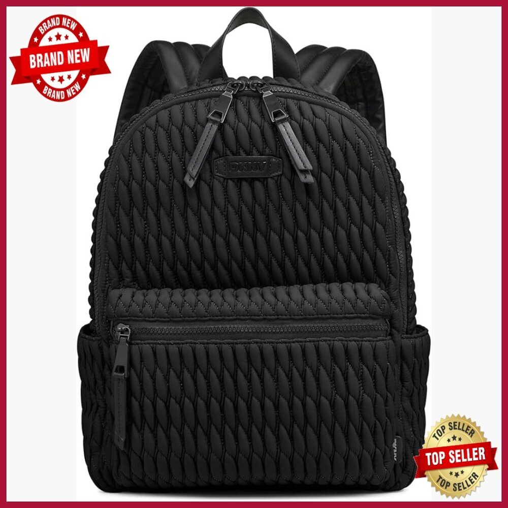Leather Backpack with Adjustable Straps, 23L Capacity, Day-to-Night Style